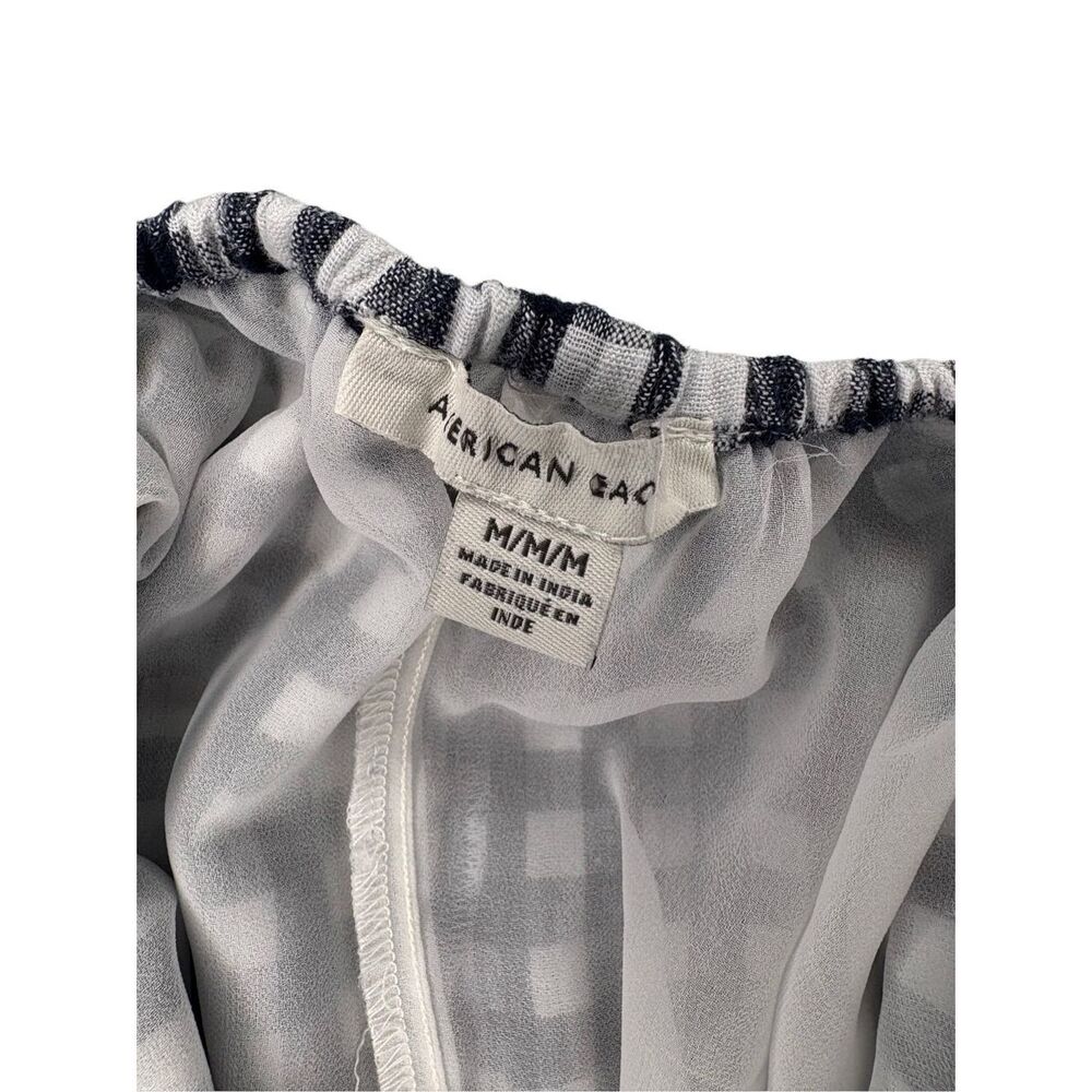 American Eagle Gingham Tie-back mini dress - M - Picture 7 of 8